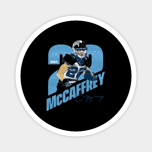 Christian Mccaffrey Carolina Cut Magnet by lam-san-dan